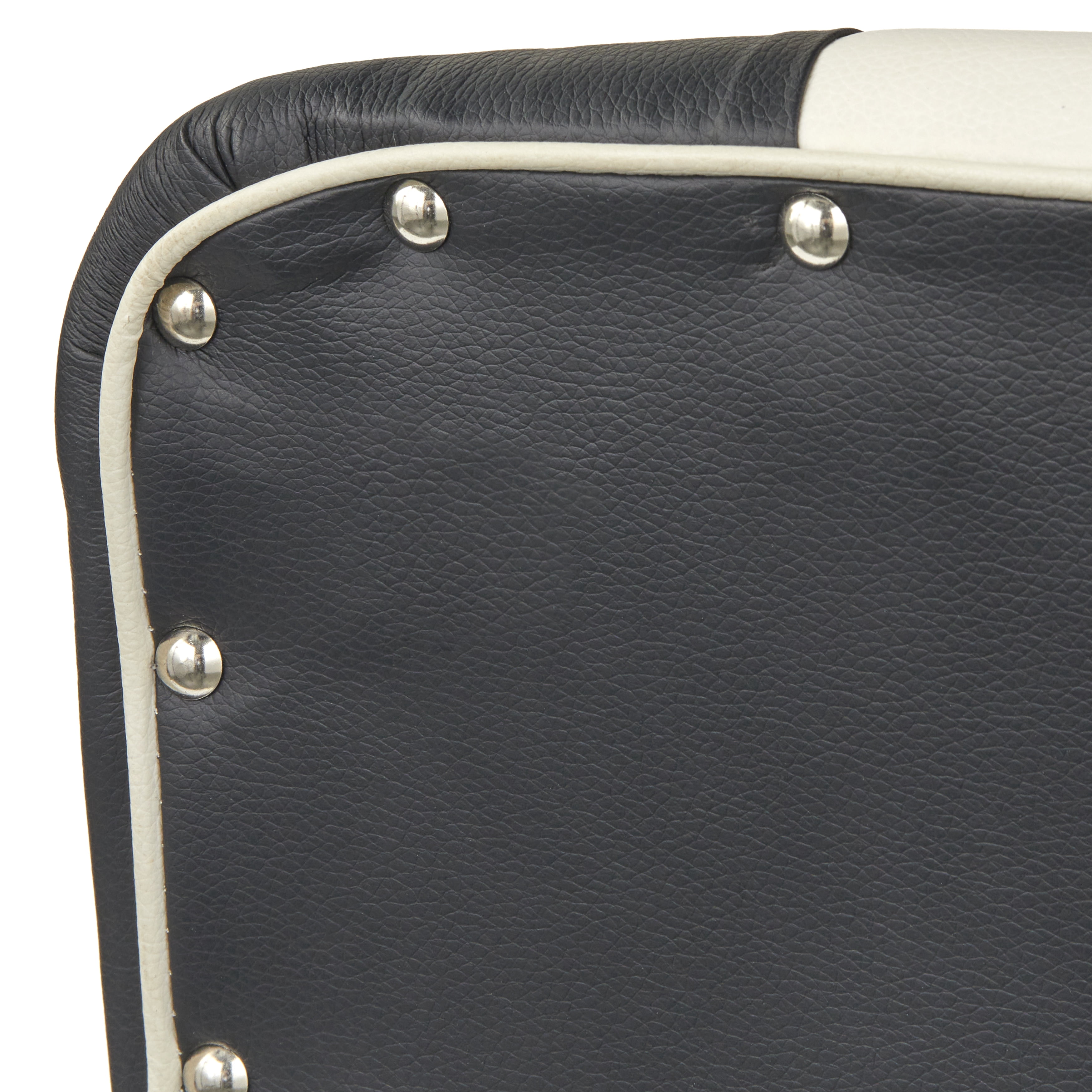 TMS 30" City Street Retro Stool (Set of 2), Black and Chrome