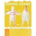 thumbnail image 6 of White Chicken Onesie Pajama Kids Unisex Animal Costumes Polyester One-Piece Sleepwear for Boys and Girls 6-8Years, 6 of 6