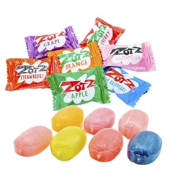 ZOTZ Hard Candy with Fizzy Center 1 lb Bulk Assorted Fruit Flavors