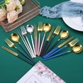 thumbnail image 5 of Promotions! Stainless Steel Portable Tableware Fork Spoon Chopsticks Three Pieces Travel Portable Tableware Set Creative Gifts, 5 of 5