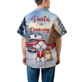 thumbnail image 5 of Santa is Coming Bichon Frise Merry Christmas Xmas Noel Truck Tree Hawaiian Shirt Breathable Summer Unisex Merch Bichons Dog Lovers Gifts Idea - 02023, 5 of 6