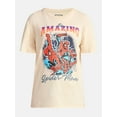 thumbnail image 5 of Spider-Man Women's Graphic Print Washed Tee with Short Sleeves, Sizes XXS-XXL, 5 of 5