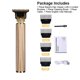 thumbnail image 3 of Greeniant Cortadora de pelo de mano, cortadora de barba eléctrica portátil para hombres, herramientas de corte de pelo de bajo ruido, barberos de belleza Suministros para perros Oro Greeniant PT003559-02B, 3 of 6