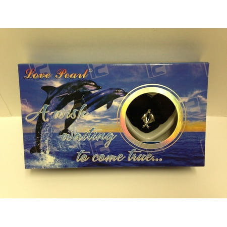 - Love Wish Purity Pearl Kit w/ Pendant Necklace Gift Box; Dolphin