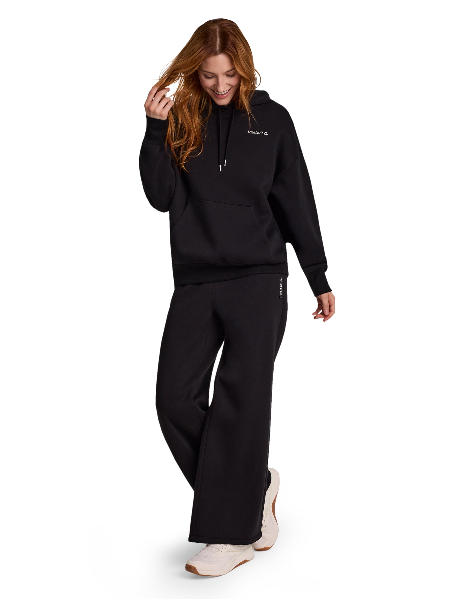 Reebok Women's and Women's Plus Game Day Fleece Oversize Hoodie, Sizes XS-4X
