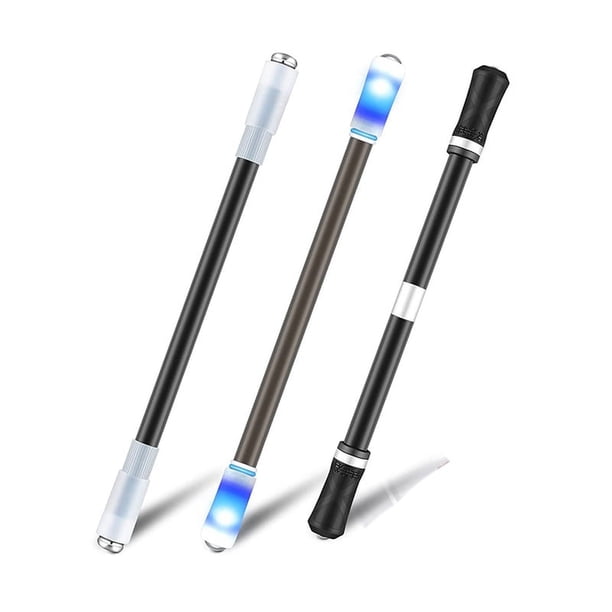 3 Piezas Spinning Pen Finger Pen Gaming Spinning Pen Mod Estudiante Como Fidget Pen Finger Rotating Pen para Estudiantes, NiñOs