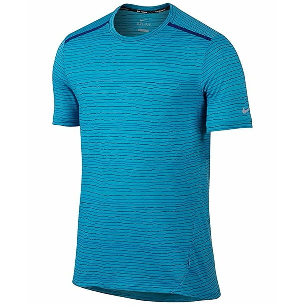 Nike - Men's Dri-Fit Cool Tailwind Stripe Running Shirt - Walmart.com ...