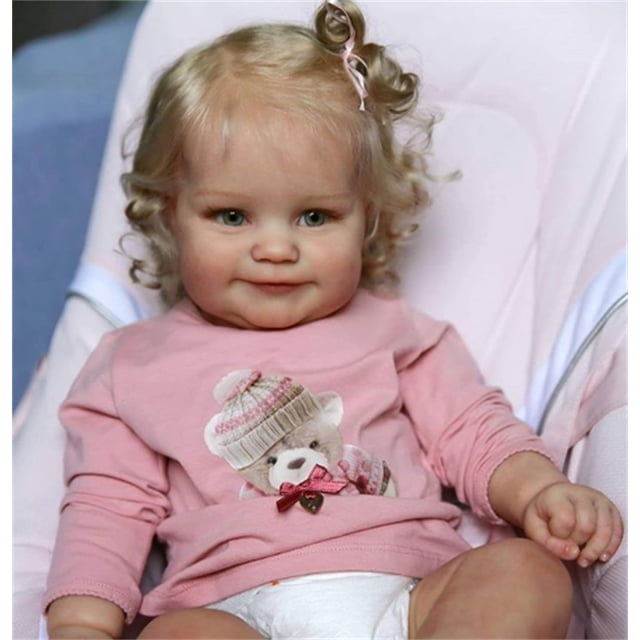 Baby Doll Zero Pam Realistic de 50 cm con pelo rubio para niños mayores de 3 años