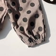 thumbnail image 5 of hengsof Girls' Fashion Polka Dot Jogger Pants Elastic Waist Loose Casual Lantern Pants Summer Fashion Children's Long Pants, 5 of 5