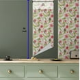 thumbnail image 5 of Ambesonne Floral Design Peel & Stick Wallpaper for Home, Simplistic Leaves Art, 13"x36", Pistachio Green Dark Pink, 5 of 5