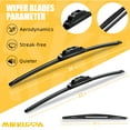 thumbnail image 2 of MIKKUPPA 26+"22+"16" Windshield Wiper Blades Replacement for 2005-2022 Honda Odyssey, Front & Rear Wiper Blades Set, Durable Stable Quiet All Season (Pack of 3), 2 of 7