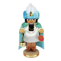 Steinbach Wooden Chubby Nutcracker, Three Wise Man - Balthasar, 12in