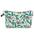 thumbnail image 1 of FUDEAM-Bolsa de almacenamiento portátil para mujer, bolsa de viaje de poliéster con patrón de perezoso colorido, organizador de artículos de tocador, bolsa de cosméticos, bolsa de maquillaje impermeab Fivean unisex, 1 of 2