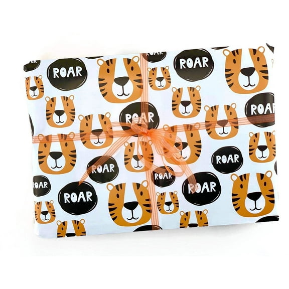 Tiger "Roar" Wrapping Paper