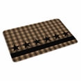 thumbnail image 2 of Brown Black Plaid Door Mat&nbsp;Indoor Outdoor Entrance, Non Slip Rug for Kitchen Bathroom Entryway Rug, Vintage Rustic Star Buffalo Check Washable Doormat Floor Mat for Office Home Decor 24x36 Inch, 2 of 8