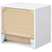 ClickDecor Hudson 2 Drawer Nightstand White