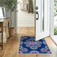 thumbnail image 2 of ODIKA 2'x3' Washable Doormat Non-Slip, Low Pile Cartoon Outline Groovy Aesthetic Graphic Motif Bold Funky Refined for Entryway, Kitchen, Laundry Room, 2 of 7
