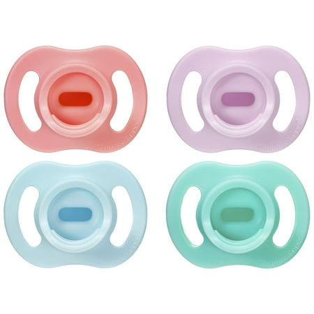 Tommee Tippee Ultra-light StayPut Pacifier, 6-18m, One-Piece Silicone Design