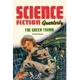 thumbnail image 2 of Retrosci-fi 23x32 Gold Ornate Wood Framed with Double Matting Museum Art Print Titled - Science Fiction Quarterly: Little People of the Space Web, 2 of 4