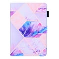 thumbnail image 4 of Allytech Flip Case for Apple iPad mini 6th Gen 8.3-Inch,Premium PU Leather Folio Kickstand Auto Sleep Wake Smart Cover Shockproof Full Body Protection Case for Apple Mini iPad 6 8.3",Purple Marble, 4 of 5