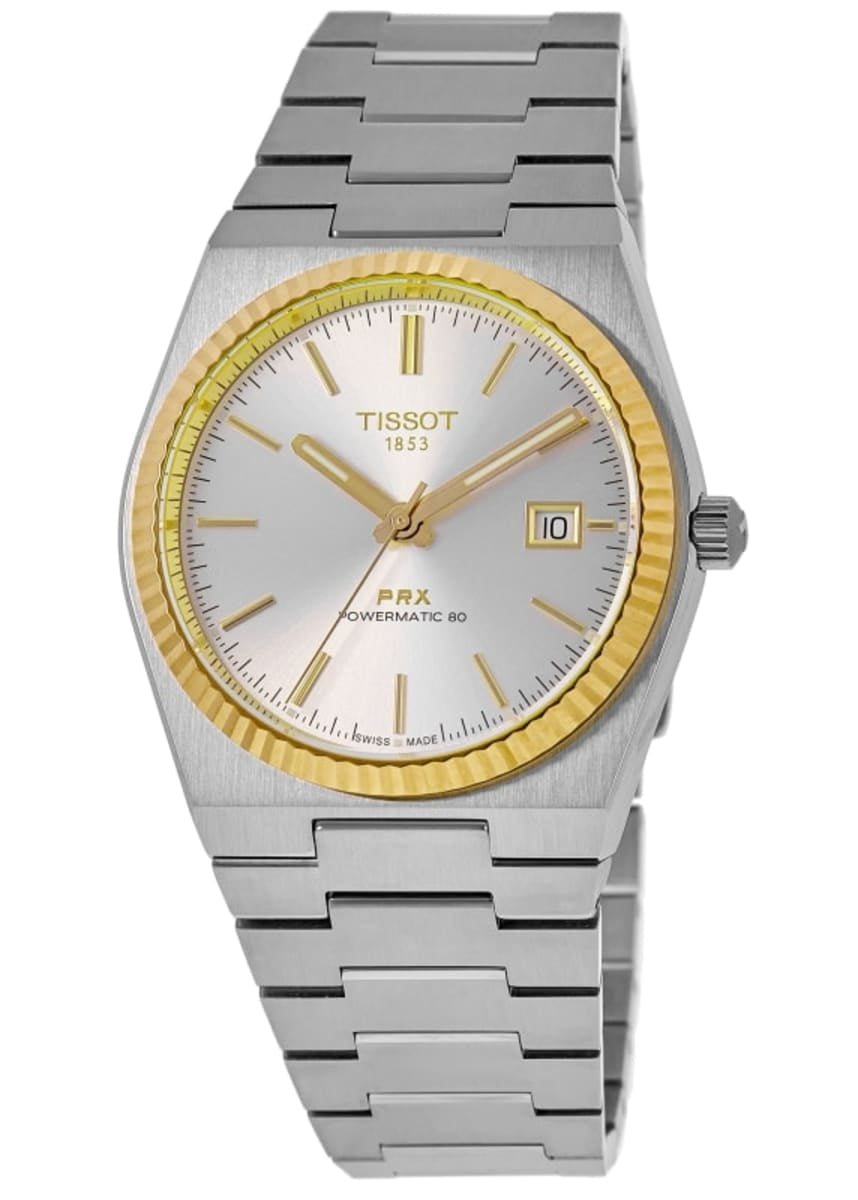 Tissot PRX Chronograph Automatic White Dial Men's Watch