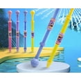 thumbnail image 4 of 4 Pack Water Gun Toys, Blaster Squirt Guns, Bulk Water Guns Summer Outdoor Swimming Pool, Backyard, Beach Water Game Fighting Play Pool Toys, Gift for Kids Boys Girls(4xBlue), 4 of 5