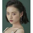thumbnail image 2 of Silver Star Earrings Chain for Women Girls Long Earrings Star Drop Tassel Earrings Threader, 2 of 5