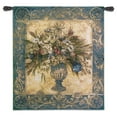 thumbnail image 1 of FineArtTapestries 2918-WH Tuscan Urn Cerulean Wall Tapestry, 1 of 2