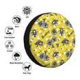 thumbnail image 4 of Fotbe Honeybee Funda de Llanta de Repuesto con Estampado, Engrosada, Ajuste Universal para Jeep, Remolque, RV, SUV, Camión-17 inch, 4 of 6