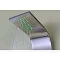 thumbnail image 3 of ANZZI Arc 64-inch 2-Jetted Full Body Shower Panel with Heavy Rain Shower in Brushed Steel, 3 of 5