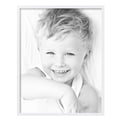 thumbnail image 2 of ArtToFrames 22" x 28" Contemporary White Picture Frame, 22x28 inch White Wood Poster Frame (WOM-4731),  Pack, 2 of 7
