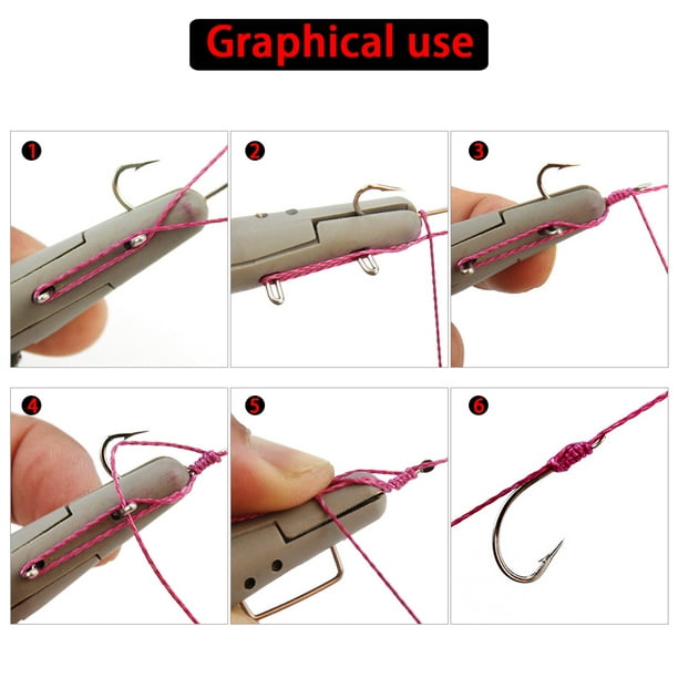 Fast Knot Tool,Nail Knot Fast Tying Fishing Tying Knot Tool