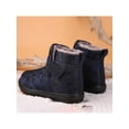 thumbnail image 4 of Fangasis Mens Snow Boots Non Slip Warm Boot On Winter Shoes Work Casual Booties Blue 10, 4 of 6