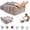 Gray, variant on Leg Elevation Pillow, Inflatable Portable Wedge Pillow, Improve Blood Circulation and Reduce Swelling, Use During Recovery from Surgery and Injury, Rest with Elevated Feet, Pregnant Women, Gray