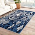 thumbnail image 1 of Tiger Rug 5x7, Butterfly Carpet for Living Room, Animal Area Rug for Living Room, Super Soft Low Pile Machine Washable Non Slip Stain Resistant Rug, 1 of 7