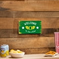 thumbnail image 3 of Oregon Ducks 6" x 11" Welcome Home Wood Wall Sign with Rope Hanger, 3 of 4