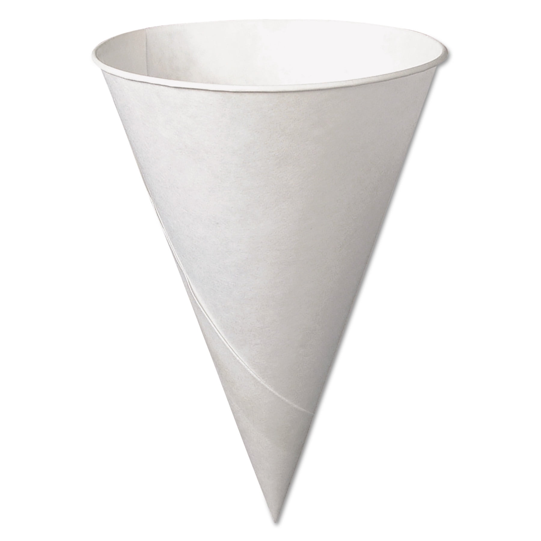 SOLO Cup Company Bare Treated Paper Cone Water Cups, 6 oz., White, 200
