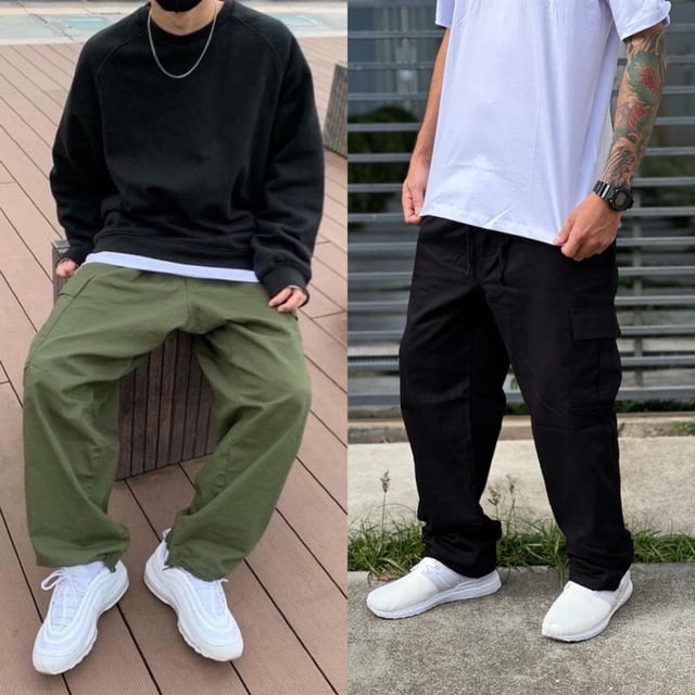 ¡Lanzamiento de 5 colores de pantalones cargo para hombre en 2023! Deng Xun unisex