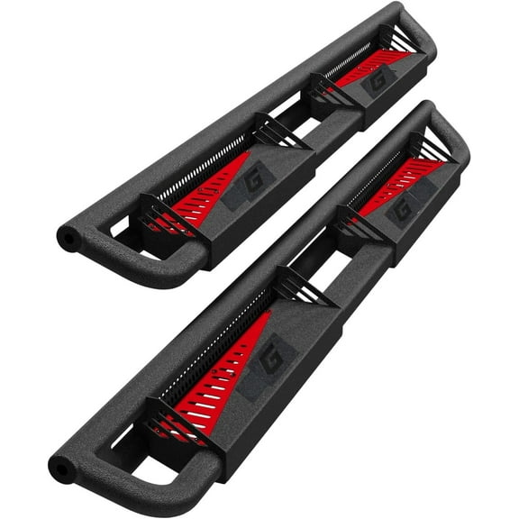 M optimized Running Boards Compatible with 2019-2025 Dodge Ram 1500 Crew Cab, Steel Rock Sliders for 2019 2020 2021 2022 2023 2024 Ram 1500 New Body Supercrew Cab Only