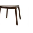thumbnail image 5 of Baxton Studio Darrion Mid-Century Modern Grey Fabric and Walnut Brown Finished Wood 2-Piece Dining Chair Set, 5 of 7