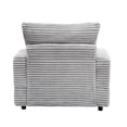 thumbnail image 5 of Corduroy Sofa with Cup Holders | High Back Design | 2 Throw Pillows | Sofa for Office Break - Relaxing and Supportive, 5 of 5