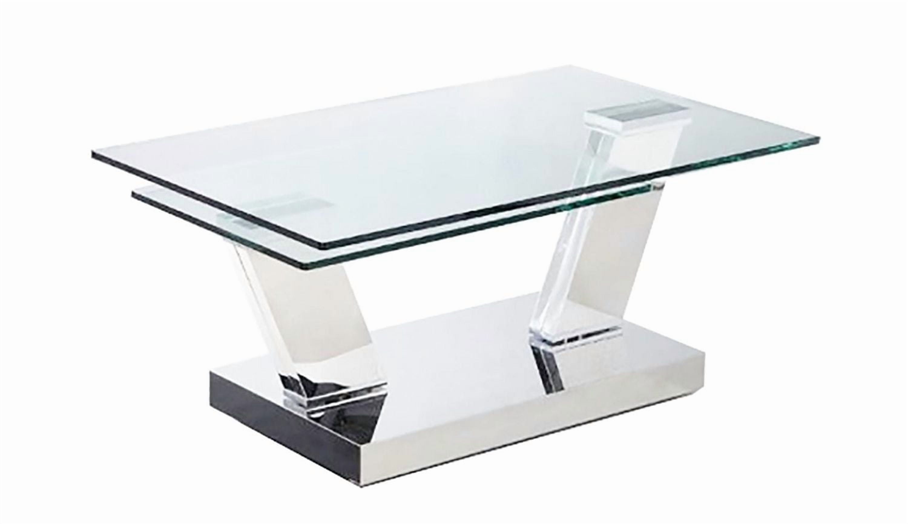 Table basse extensible Canadian Manhattan argent