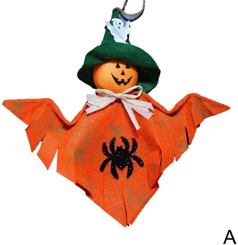 Details about   Halloween Hanging Ghost Decorations,Pumpkin Ghost Straw Windsock Pendant Scar... 
