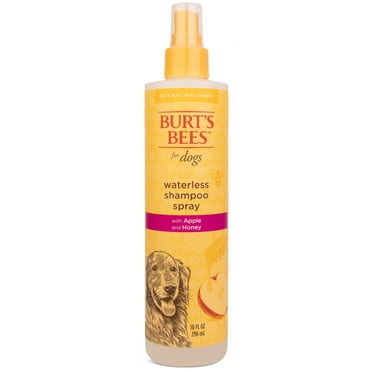 Burt's Bees for Dogs Natural Waterless Shampoo Spray with Apple and Honey | Dry Dog Shampoo for All Dogs and Puppies | Best Puppy and Dog Spray | Cruelty Free, Sulfate & Paraben Free, 10 Ounces