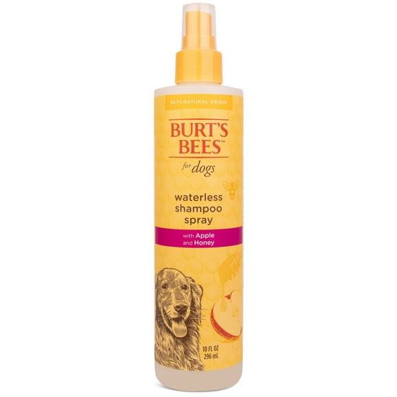 Burt's Bees for Dogs Natural Waterless Shampoo Spray with Apple and Honey | Dry Dog Shampoo for All Dogs and Puppies | Best Puppy and Dog Spray | Cruelty Free, Sulfate & Paraben Free, 10 Ounces