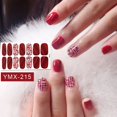 thumbnail image 1 of New Arrival Festival Nail Stickers Winter Snowflake Gloves Nails Art Decal 14Tips Christmas Full Cover Paste Make Up Accessories, 1 of 4