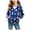 Blue, variant on Kids Baby Toddler Girls Cartoon Spring Fall Outerwear Windbreaker Zipper Hooded Jackets Coat(Watermelon Red,18-24 Months)