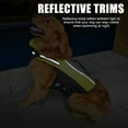 thumbnail image 3 of Gilets de Sauvetage pour Chien avec Poignée Rayures Réfléchissantes Ajustables Pliables pour la Natation, 3 of 7