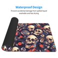 thumbnail image 3 of Sikiie Skull record rock Mouse Pad, 16x29.5 Mousepad Desk Mat in Anti-Slip Rubber Mousepads Mat for Game Office Laptop Computer, 3 of 8