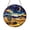 Acrylic 3.5 Inch, variant on Desert Scene Window Suncatcher Stained Glass Style Hanging Decor, Western Desert Decorative Glass Panel Art for Rustic Window Decoration Ornament